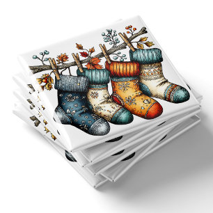 Christmas Stockings Magnet   Christmas Magnet