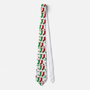 Christmas Stockings Pattern Tie