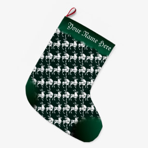 Christmas Stockings Personalised Reindeer Stocking