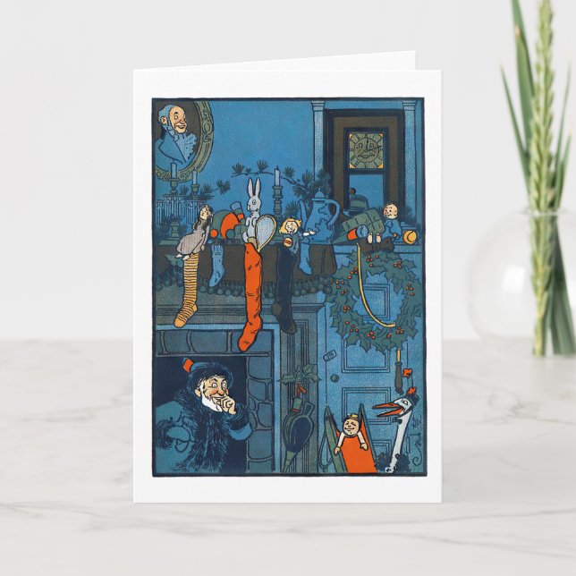 Christmas Stockings Retro Vintage Holiday  (Front)