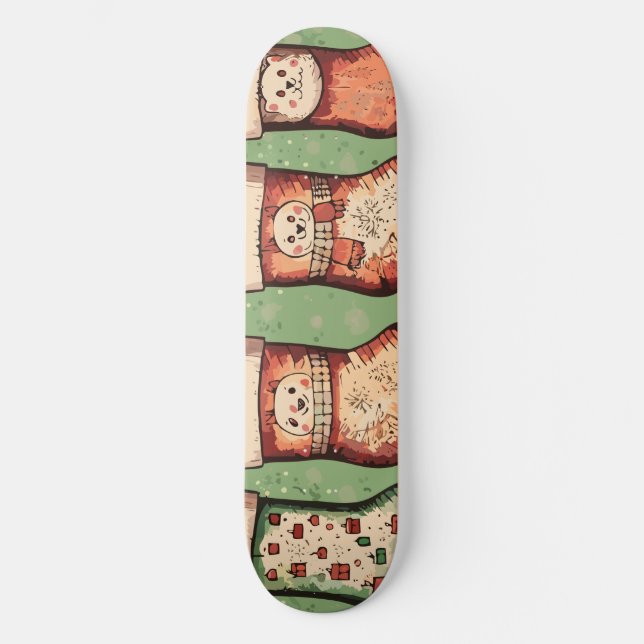 Christmas Stockings Skateboard (Front)