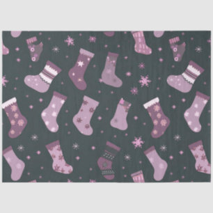 Christmas Stockings, Snowflakes & Stars Christmas Tissue Paper