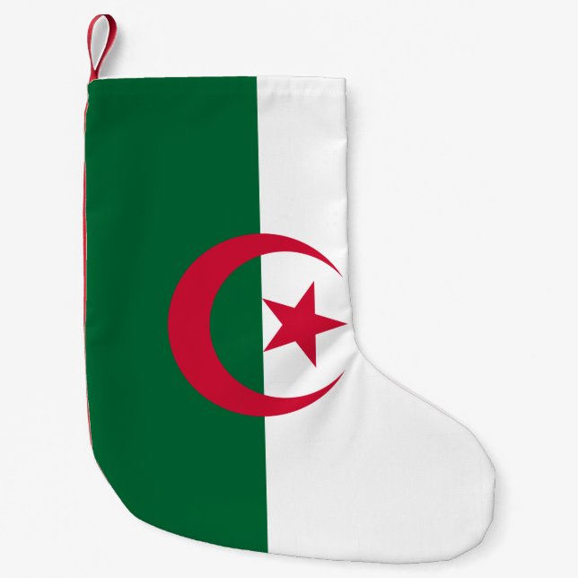 Christmas Stockings with Flag of Algeria (Front)
