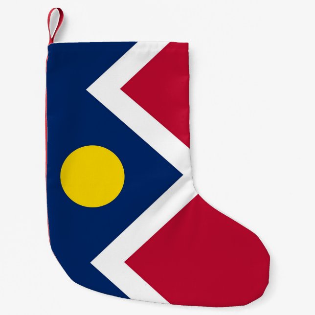 Christmas Stockings with Flag of Colorado, USA (Front)