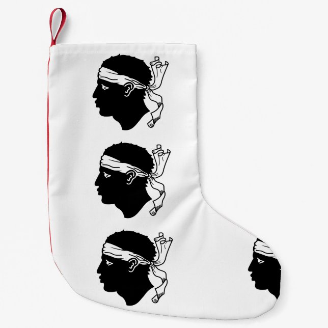Christmas Stockings with Flag of Corsica (Front)