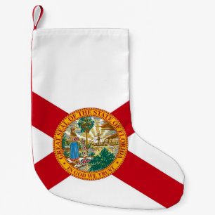 Christmas Stockings with Flag of Florida, USA