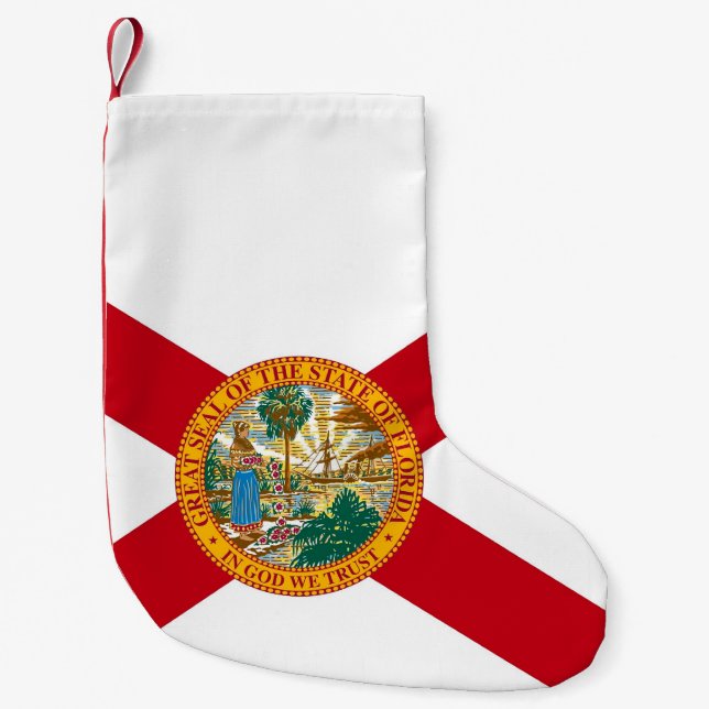 Christmas Stockings with Flag of Florida, USA (Front)