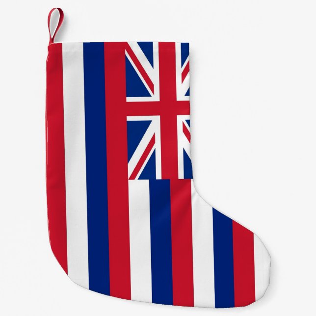 Christmas Stockings with Flag of Hawaii, USA (Front)