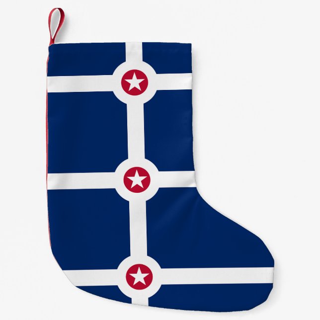 Christmas Stockings with Flag of Indianapolis (Front)