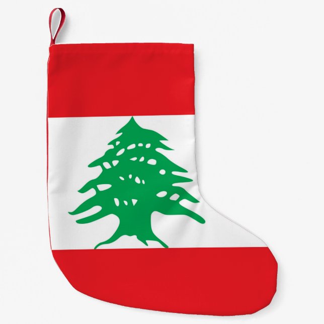 Christmas Stockings with Flag of Lebanon (Front)