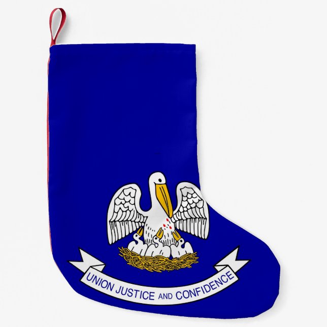 Christmas Stockings with Flag of Louisiana, USA (Front)