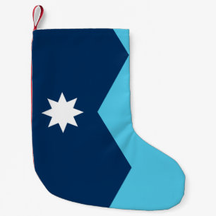 Christmas Stockings with Flag of Minnesota, USA