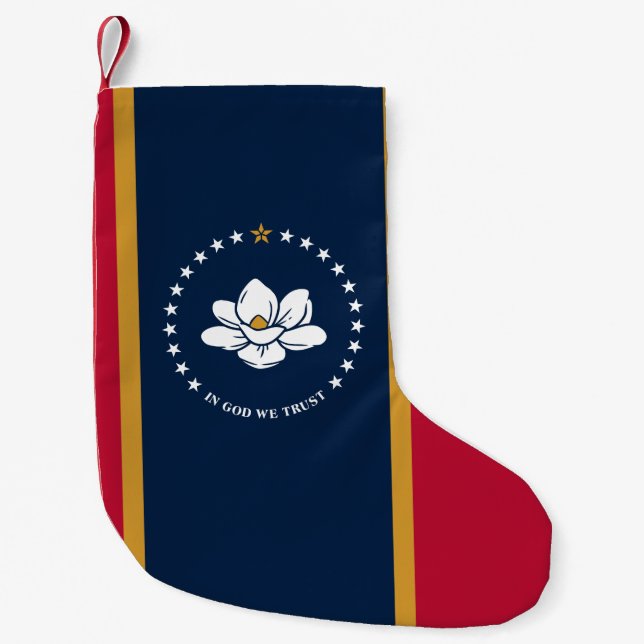 Christmas Stockings with Flag of Mississippi (Front)