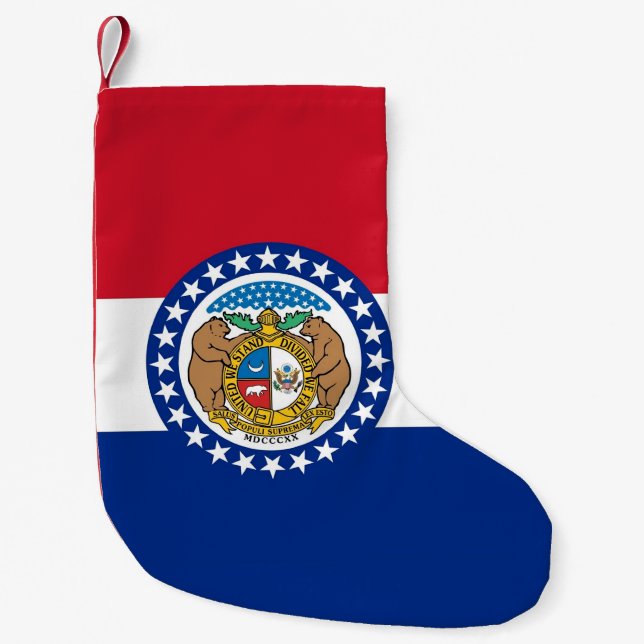 Christmas Stockings with Flag of Missouri (Front)