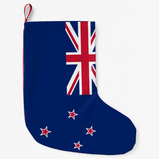 Christmas Stockings with Flag of New Zealand (Front)