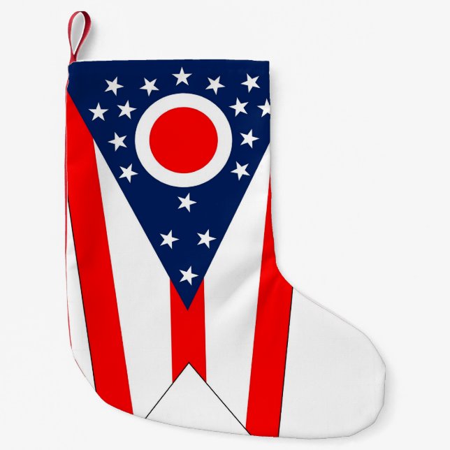 Christmas Stockings with Flag of Ohio (Front)