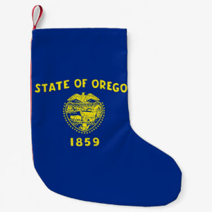 Christmas Stockings with Flag of Oregon