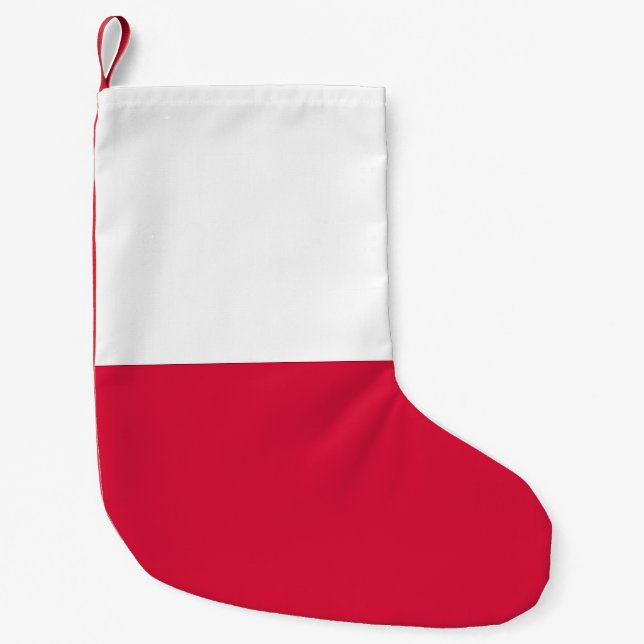Christmas Stockings with Flag of Poland (Front)