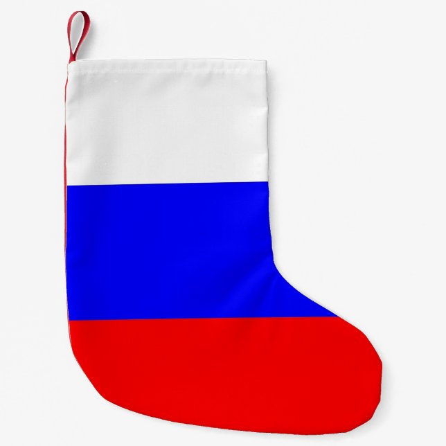 Christmas Stockings with Flag of Russia (Front)