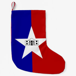 Christmas Stockings with Flag of San Antonio