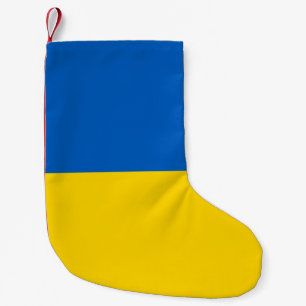 Christmas Stockings with Flag of Ukraine