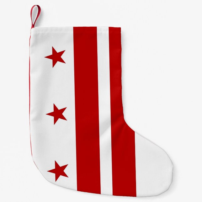Christmas Stockings with Flag of Washington DC (Front)
