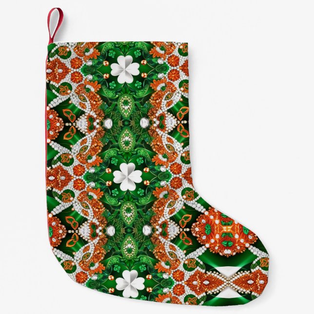 Christmas Stockings with Ireland Colours (Front)