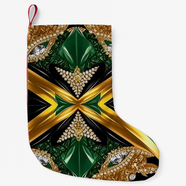 Christmas Stockings with Jamaican Colours (Front)