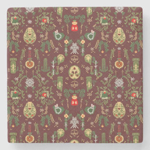 Christmas Stone Coaster