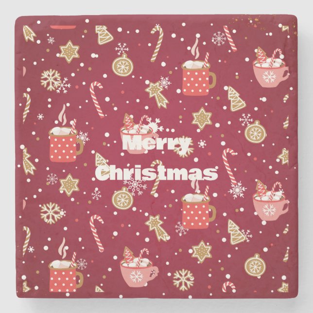 Christmas Stone Coaster (Front)