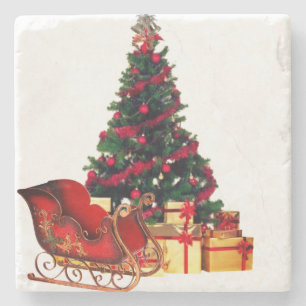 Christmas Stone Coasters