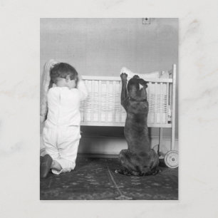 Christmas Story circa 1924 Holiday Postcard