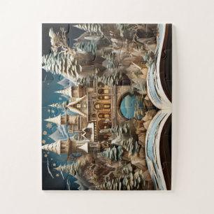 Christmas Storybook Castle Pop-Up Puzzle