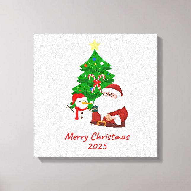 Christmas Stretched Canvas  (Front)