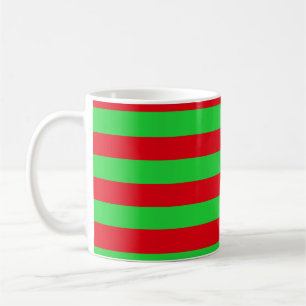 Christmas Stripes Coffee Mug