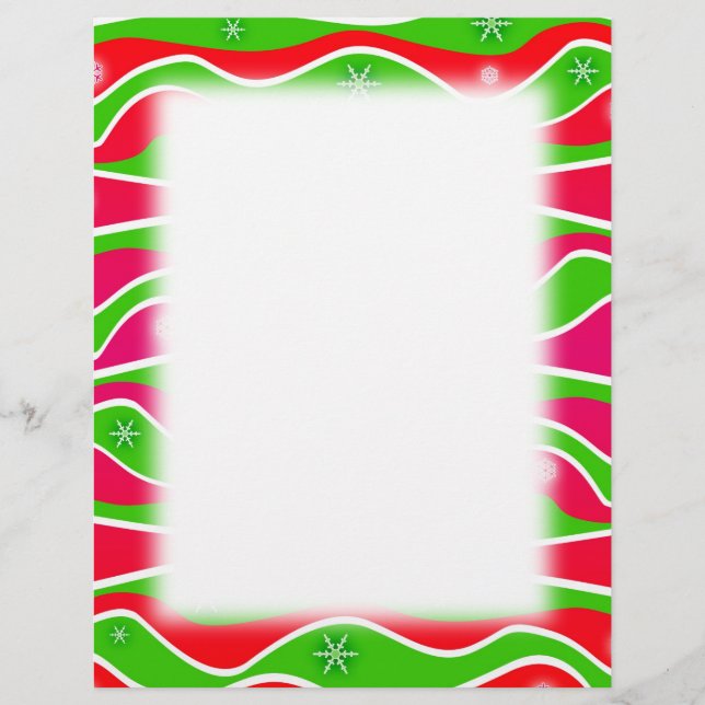 Christmas STRIPES HOLIDAY FLYER (Front)