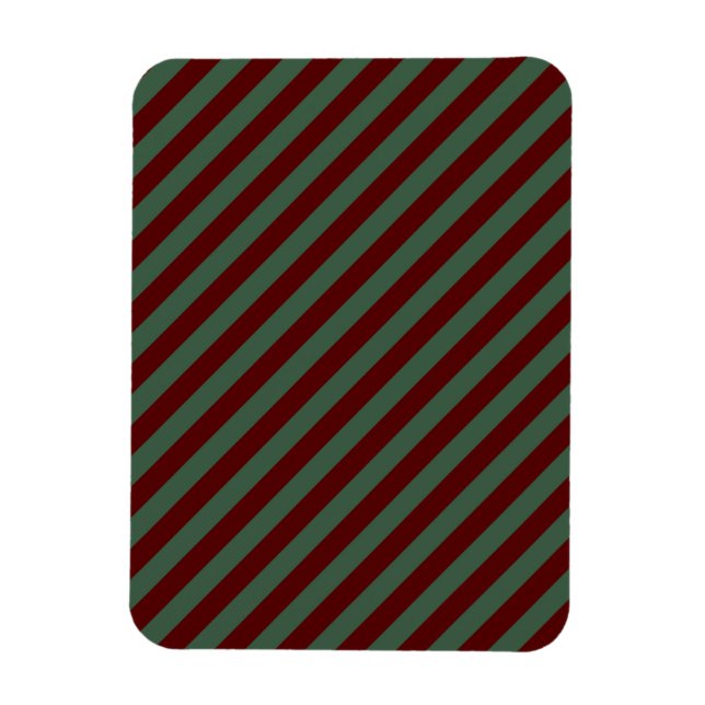 Christmas Stripes Magnet (Vertical)