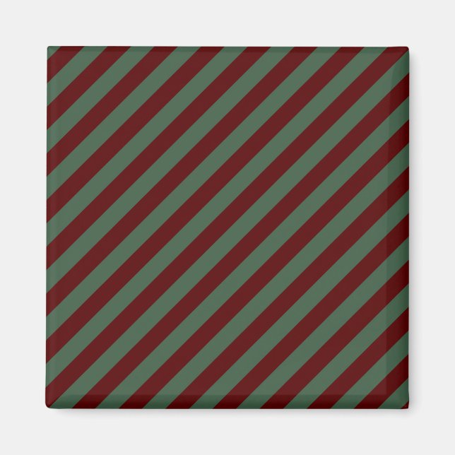 Christmas Stripes Magnet (Front)