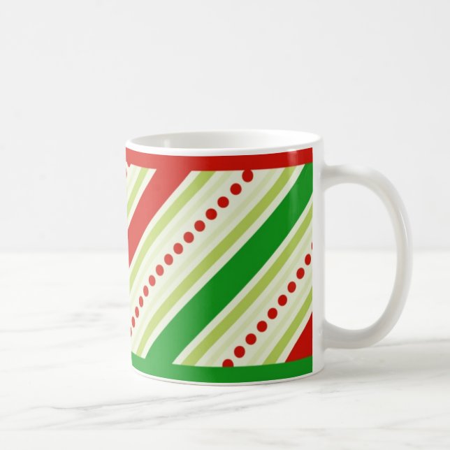 Christmas stripes mug (Right)