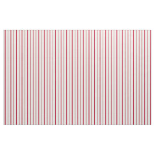 Christmas Stripes Red Beige  Fabric