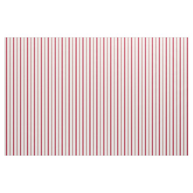 Christmas Stripes Red Beige  Fabric (Yard)
