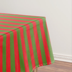Christmas Stripes Tablecloth