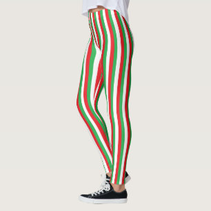 Christmas Strips Leggings