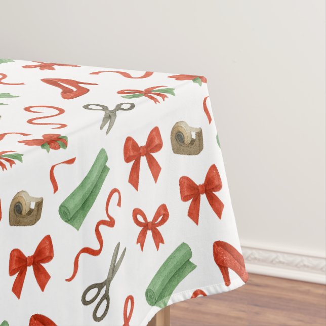 Christmas stuff for celebrating at home tablecloth (In Situ)