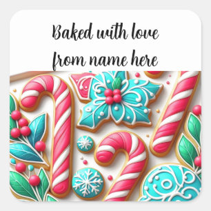 Christmas Sugar Cookies Package Sticker
