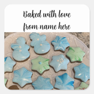 Christmas Sugar Cookies Package Sticker