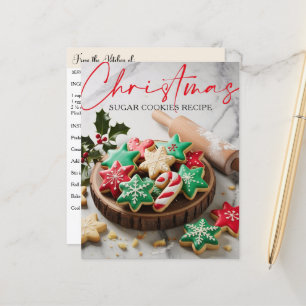 Christmas Sugar Cookies Recipe Card