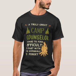Christmas Summer Camp Counsellor Director Camper  T-Shirt