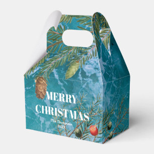 Christmas Summer Ocean Beach Merry Christmas Favour Box