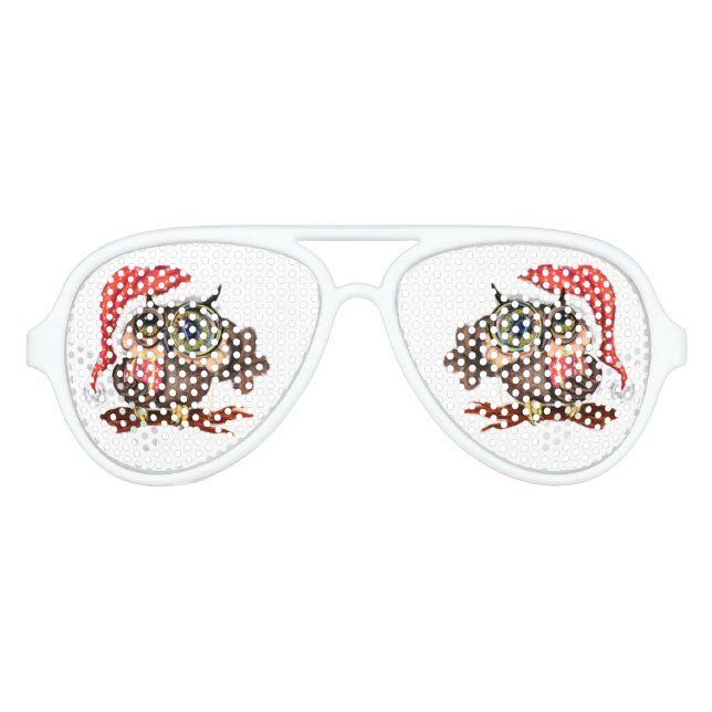 Christmas Sunglasses Gift Baby Owl with Gifts (Front)